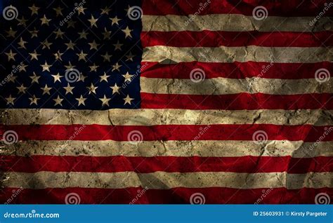 American Flag In 1918 - Original Illustration Royalty-Free Cartoon ...