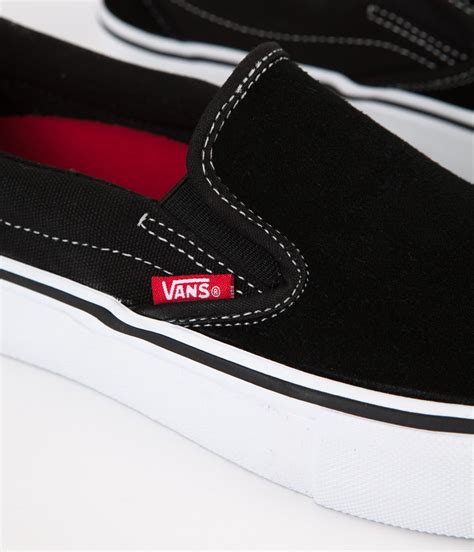 Vans Slip On Pro Shoes - Black / White / Gum | Flatspot