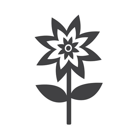 Flower icon symbol sign 627474 Vector Art at Vecteezy