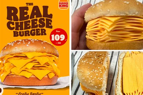 Would Y'all Try It? Burger King Unveils Its Cheese-Only Cheeseburger In Thailand • Hollywood ...