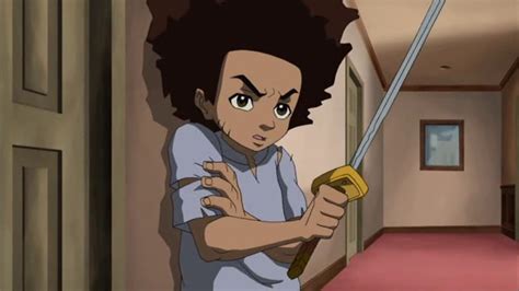 Huey Boondocks Pfp ~ Boondocks Huey Riley Vs Gun Season | stockpict