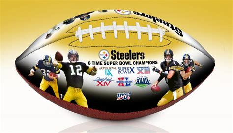 Pittsburgh Steelers NFL 100th Legacy Art Football - Big Time Bats