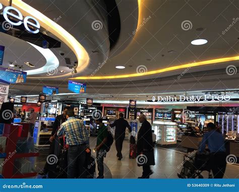 Delhi Duty Free Zone At IGI Airport, India Editorial Photo ...