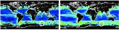 Ocean color index, produced by the SeaWiFS Project... | Download ...