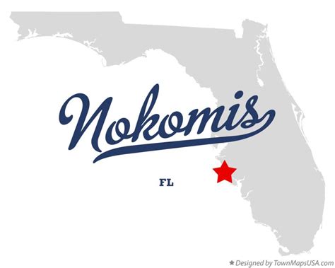 Map of Nokomis, FL, Florida