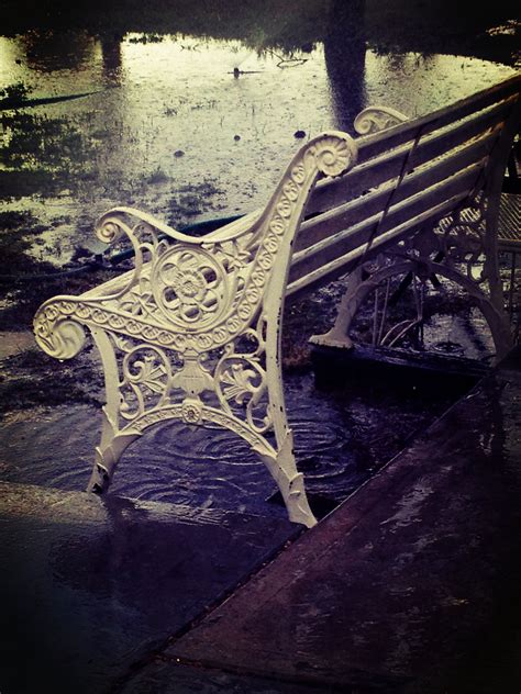 Vintage park bench | Outdoor decor, Outdoor furniture, Outdoor