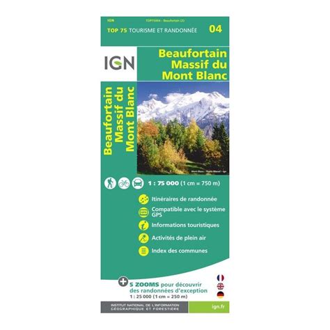 IGN Beaufortin / Massif Du Mont Blanc