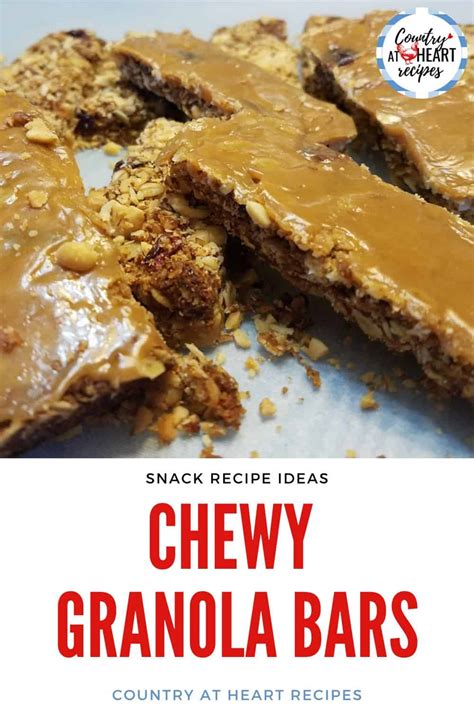 Chewy Granola Bars - Country at Heart Recipes