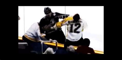 hockey gifs, gif of Brad Marchand getting destroyed? (aside...