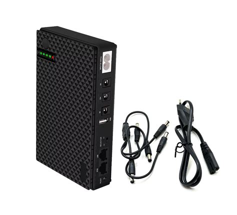 Mini DC UPS for Wifi Router Backup Power Supply - 10400mAh - Black | Shop Today. Get it Tomorrow ...
