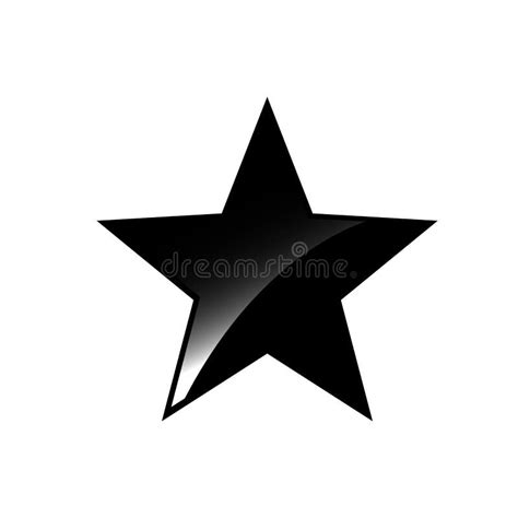 Very Black Star Logo Vector Icon Concept Illustration EPS 10 Stock Vector - Illustration of ...