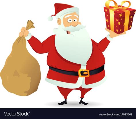 Santa delivery Royalty Free Vector Image - VectorStock