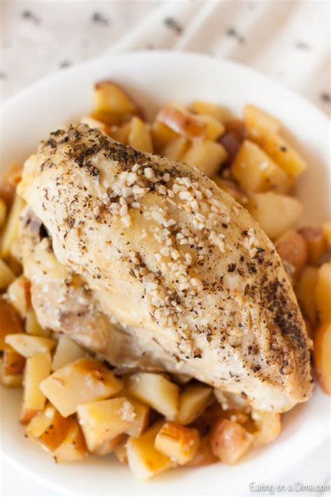 Slow Cooker Lemon Garlic Chicken Recipe -Crockpot lemon garlic chicken