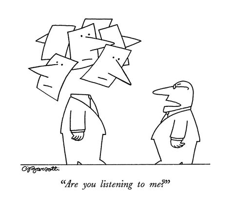 Are You Listening To Me? Drawing by Charles Barsotti | Fine Art America