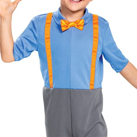 Blippi Costume for Kids, Official Blippi Jumpsuit Outfit with Hat and Bowtie, Classic Toddler ...