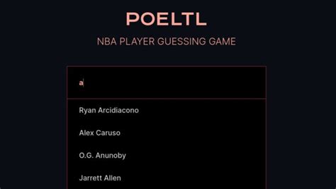 Poeltl Game Answer Today (January 2025) - Answer History - Try Hard Guides