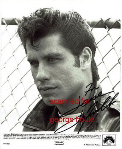 JOHN TRAVOLTA - PHOTOGRAPH - SIGNED - GREASE - SATURDAY NIGHT FEVER ...