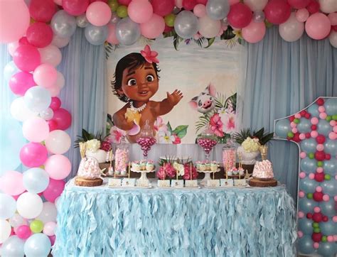 Our first event of the year, Baby Moana inspired for Camila’s 1st ...