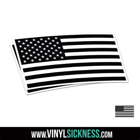 USA FLAG BW • JDM Stickers / Decals • VS