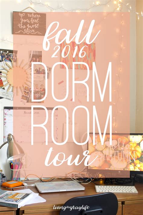 Dorm Room Tour: Fall 2016 - Living the Gray Life