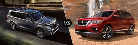 2017 Nissan Armada vs 2017 Nissan Pathfinder