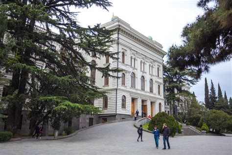 13.04.2018 Tbilisi, Georgia - Main Building Of The Tbilisi State Editorial Photography - Image ...