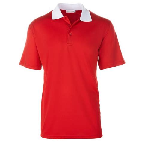 New Men's Bold Red Contrast Collared Golf Shirt S-3X – My Golf Shirts - Jean B Dupoux's Unique ...