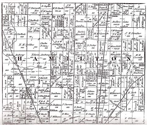 1874 Hamilton Township Map