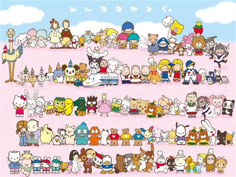 All Sanrio Characters Wallpapers - Top Free All Sanrio Characters Backgrounds - WallpaperAccess