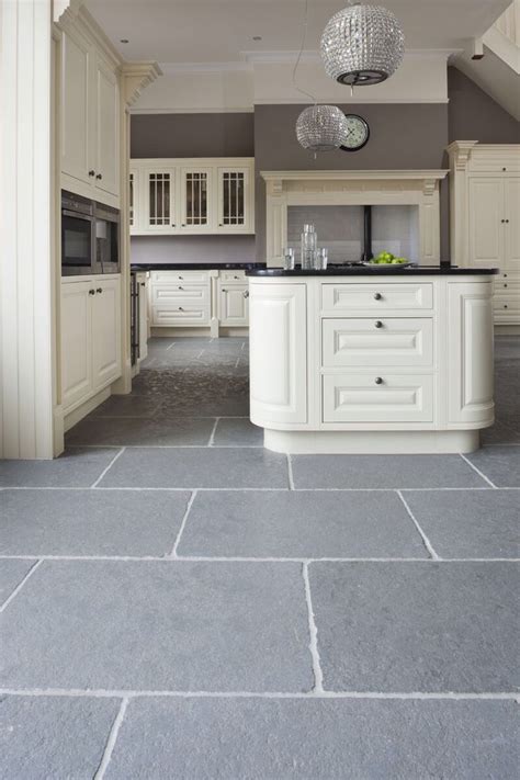 Large Grey Granite Floor Tiles | Kitchen flooring, Grey kitchen floor, Grey flooring