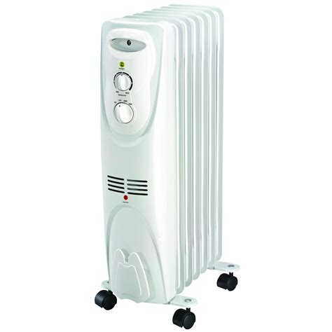 Shop Utilitech 5,200-BTU Oil-Filled Radiant Tower Electric Space Heater with Thermostat at Lowes.com