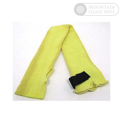 24" Yellow Kevlar Sleeve w/ Thumb Hole & Velcro Strap (color may vary)