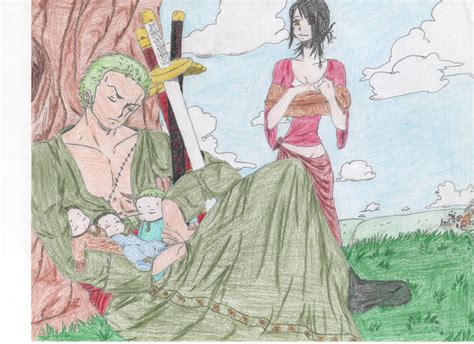 Roronoa Zoro and Family by CrickleReeRee on DeviantArt