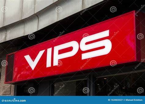 Vips Logo on Vips Restaurant Editorial Photography - Image of emblem, design: 163465537