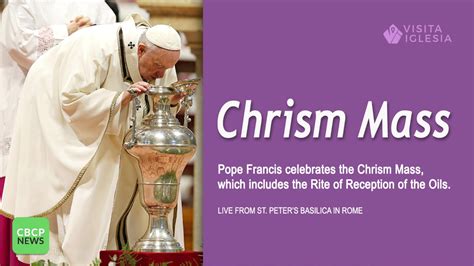 Chrism Mass 2023 | oil, parish | Pope Francis celebrates the Chrism ...