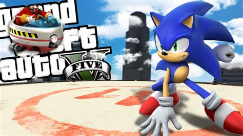 SONIC THE HEDGEHOG RETURNS MOD (GTA 5 PC Mods Gameplay) - YouTube