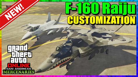 F160 Raiju(F-35) FULL CUSTOMIZATION & FLIGHT TEST - NEW Fighter Jet ...