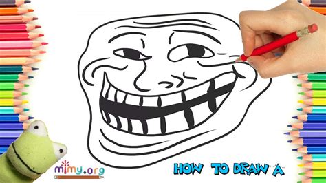 How To Draw A Troll Face Easy Drawing Tutorial For Kids – Modafinil24