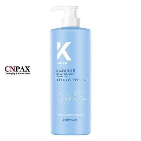 Wholesale Private Label Laboratory 800ml Sea Salt Cleansing Shower Gel