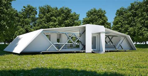 These 689 sq ft Houses Unpack Themselves in 10 Minutes