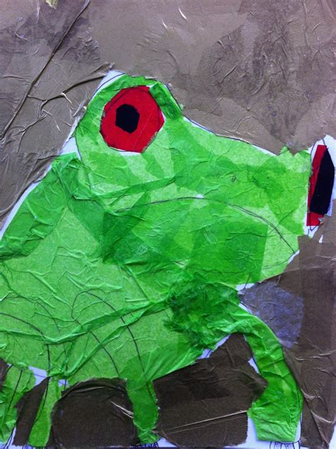 Fine Arts for Kids: Animal Portraits - Tissue paper collage