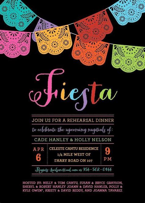 Free Printable Fiesta Invitation Template - Printable Word Searches