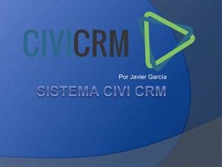 Sistema CIVI CRM para ONG | PPT