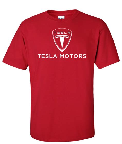 Tesla Motors Logo Graphic T Shirt – Supergraphictees