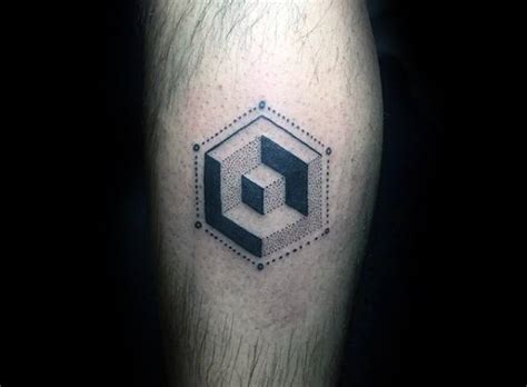 50 Small Geometric Tattoos For Men - Manly Shape Ink Ideas