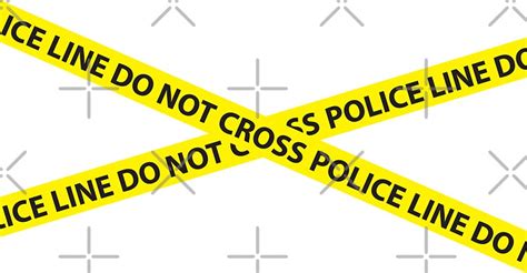 "POLICE LINE DO NOT CROSS" Stickers by jazzydevil | Redbubble