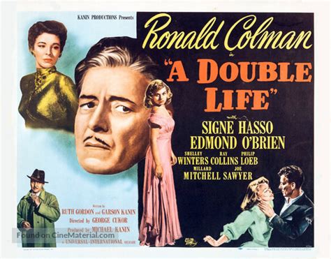 A Double Life (1947) movie poster