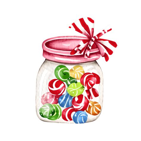 Candy Jar Clipart · Creative Fabrica