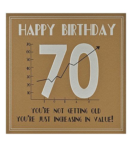 70th birthday quotes | 70th birthday card, 50th birthday cards, Birthday gift cards