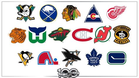 Best NHL Logos of Past 100 Years : r/hockey